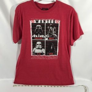 Star Wars tee. Wanted: the Dark Side Kids XL 18